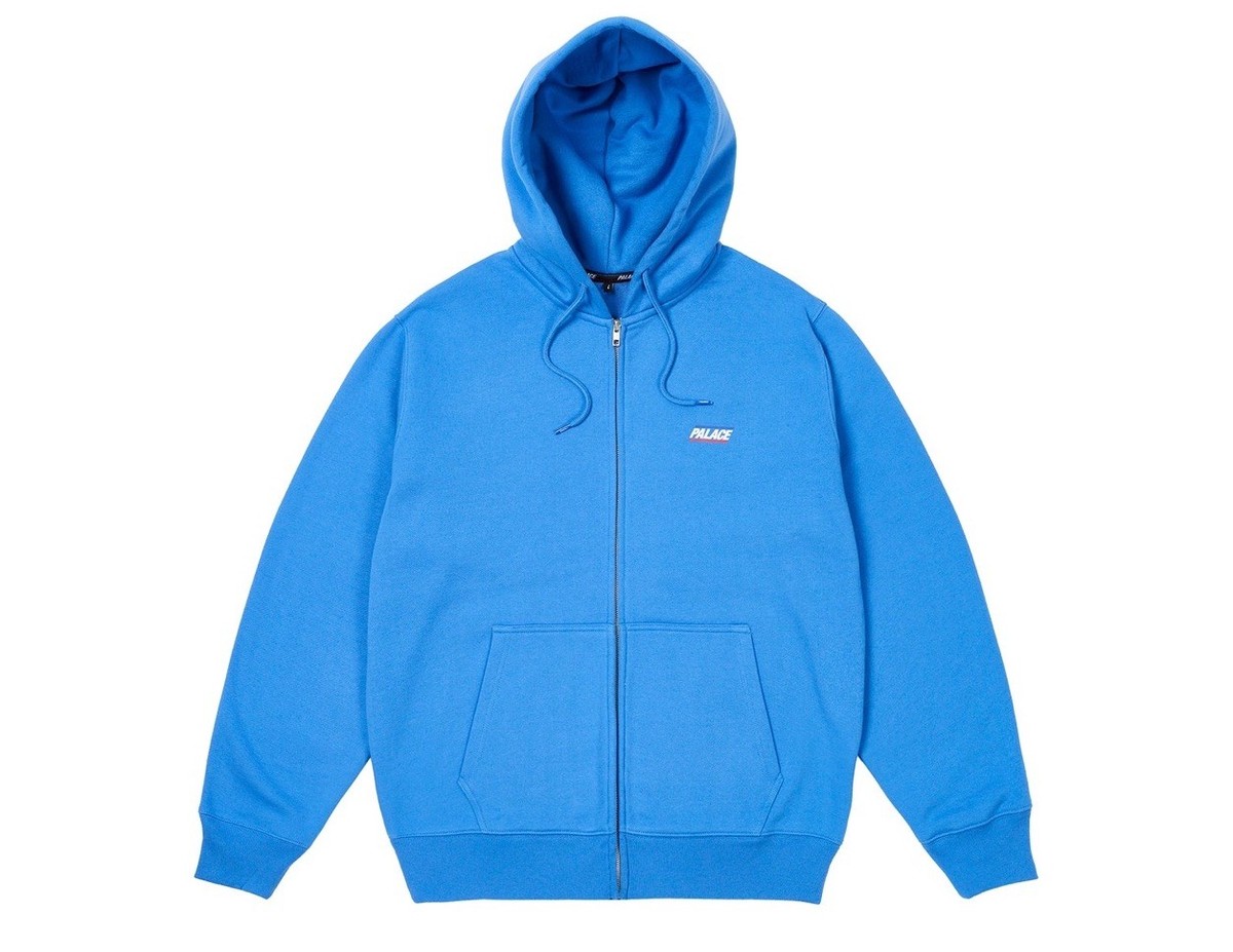 Palace Basically A Zip Hood SS24 Size XXL Palatial Blue Hoodie