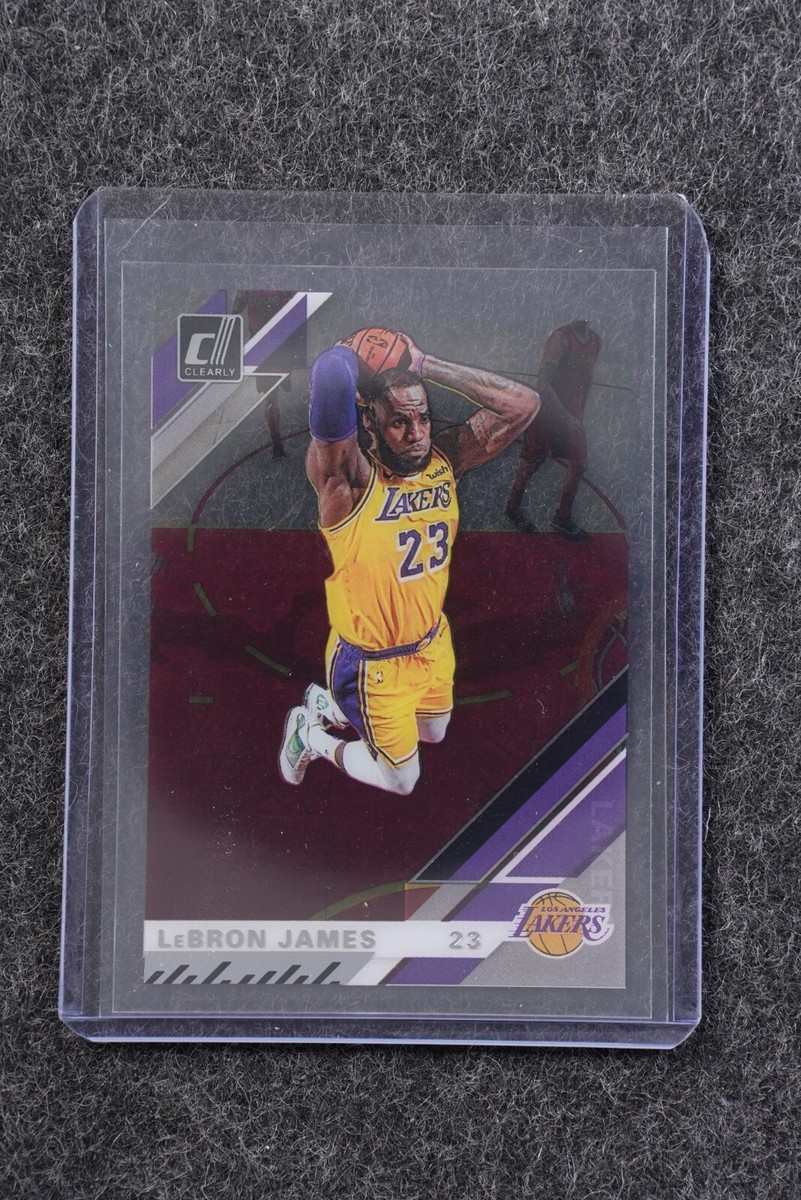 2019-20 Panini Clearly Donruss Basketball Lebron James #20 Los