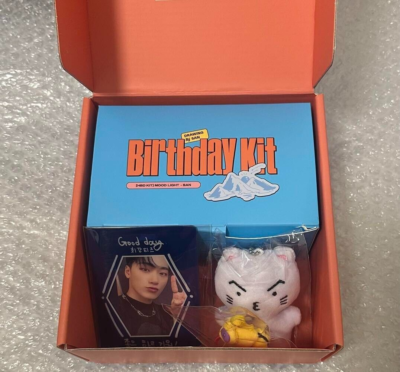ATEEZ San 2023 Birthday Kit Mood Light Doll Keyring Photocard Set