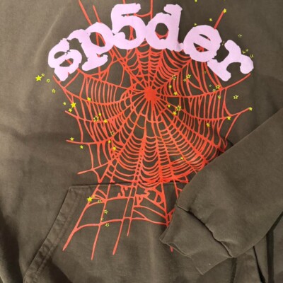 Brown Sp5der Web Hoodie Spider Worldwide Size Large | eBay