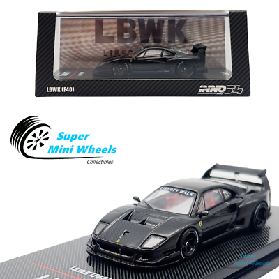 INNO64 1:64 LBWK F40 Carbon Fiber Black | eBay