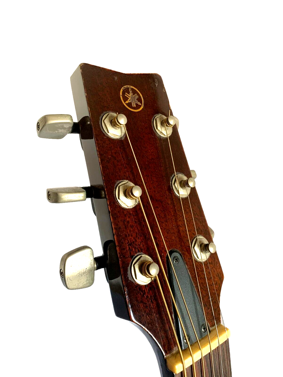 NEAR MINT] RARE YAMAHA FG-180J Black Label Vintage Acoustic Guitar