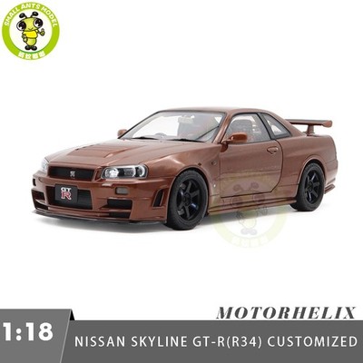 1/18 MOTORHELIX Nissan Skyline GT-R R34 NISMO CUSTOMIZED Diecast