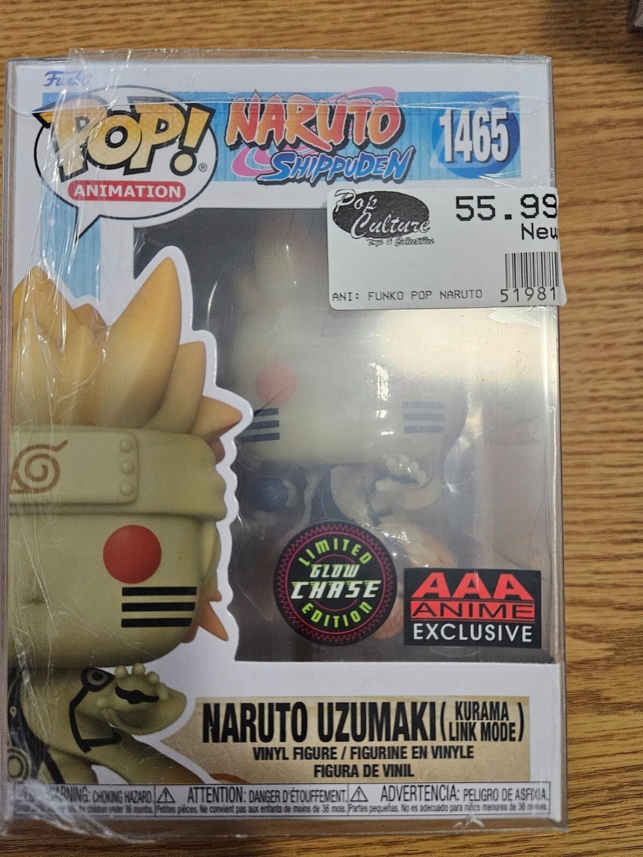 Funko Pop! Naruto Uzumaki Kurama Link Mode AAA Exclusive Chase