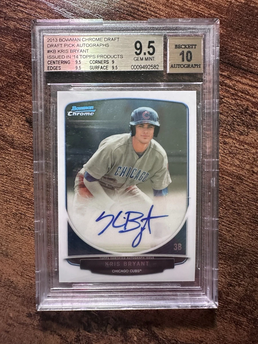 Kris Bryant 10 Graded Baseball Sports Trading Cards & Accessories