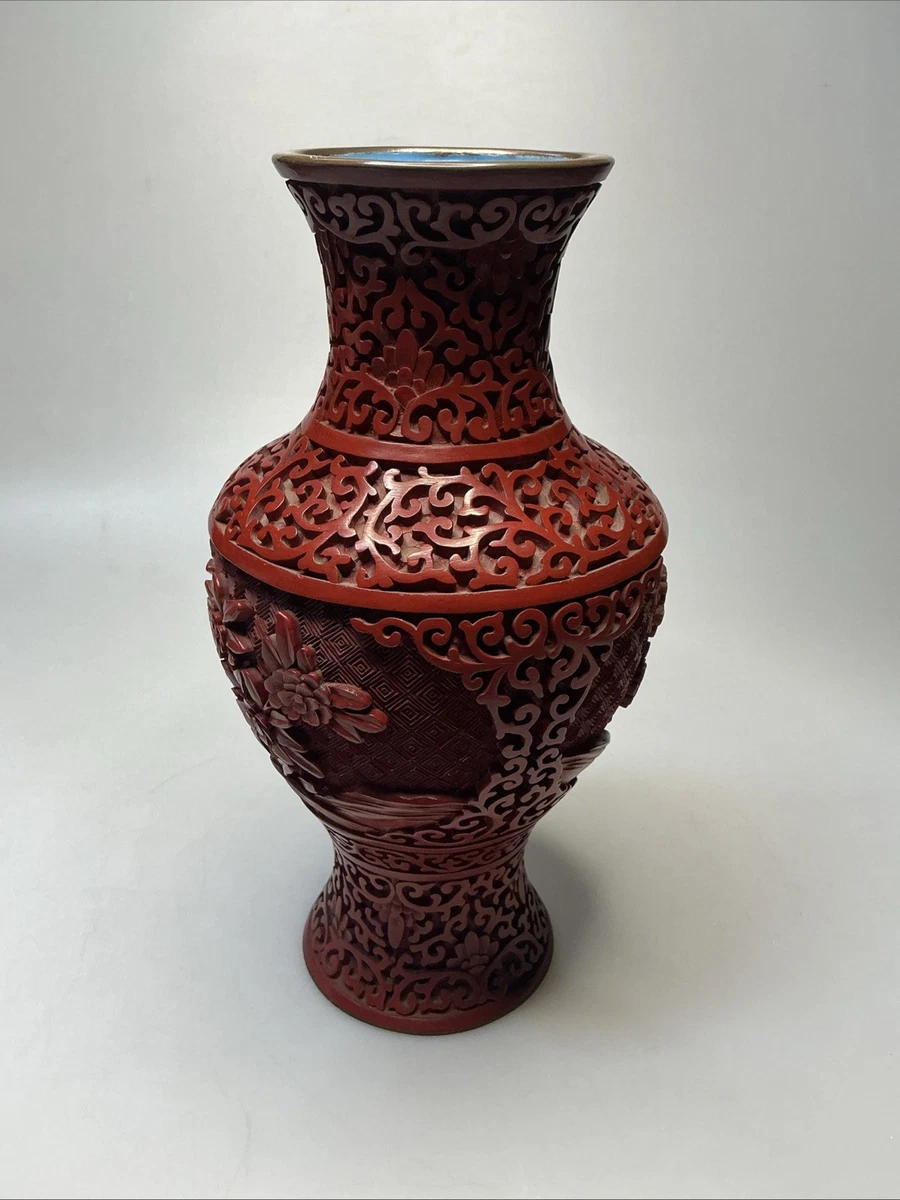 铜红中国古董花瓶| eBay