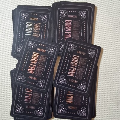 BLACK PINK 2022 WORLD TOUR CONCERT OFFICIAL GOODS PLAYING CARD V2
