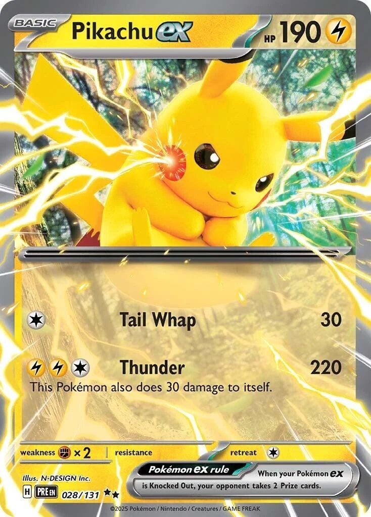 Pikachu Ex Pokémon TCG Cards for sale | eBay