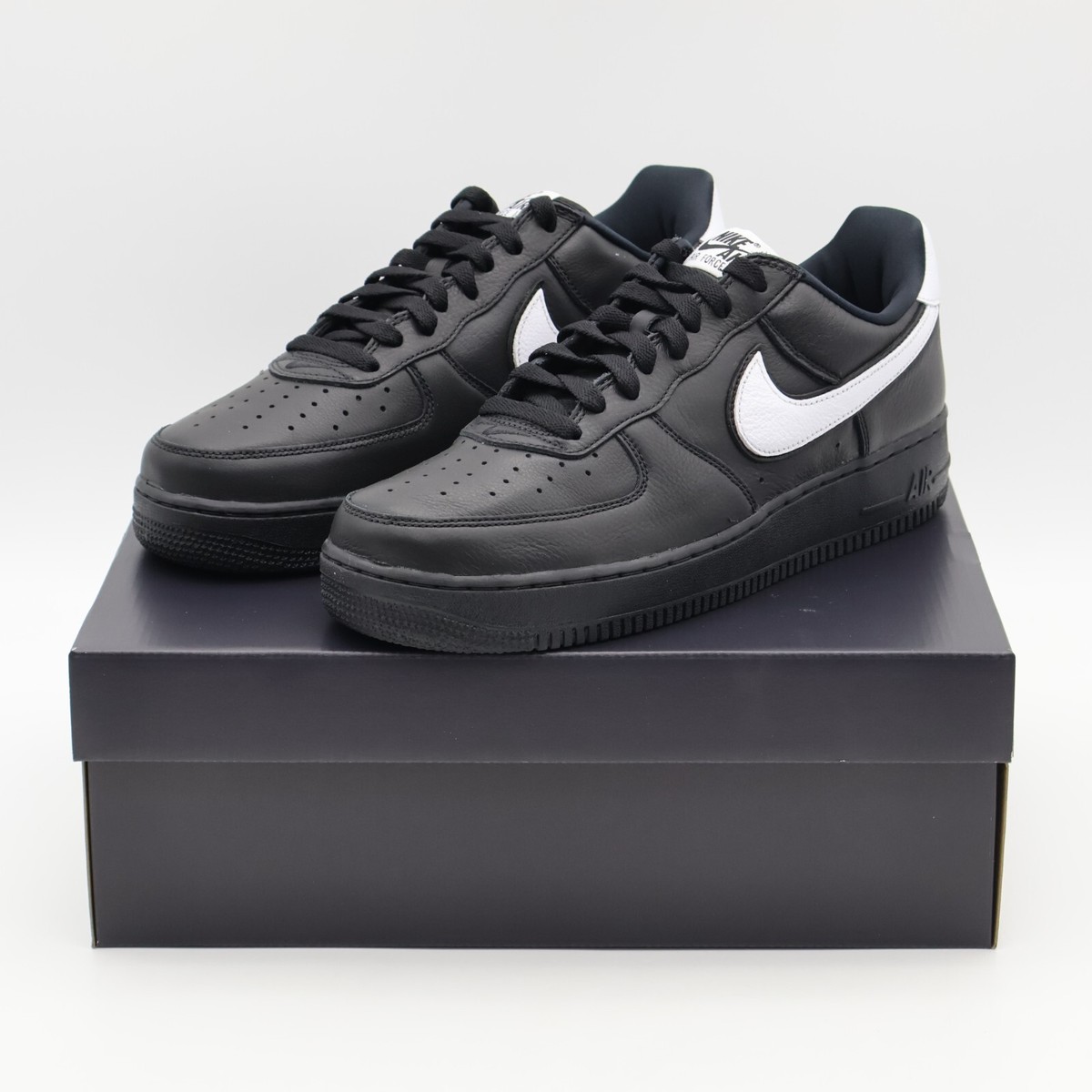 CQ0492-001 Nike Air Force 1 Low Retro QS Black and White (Men's