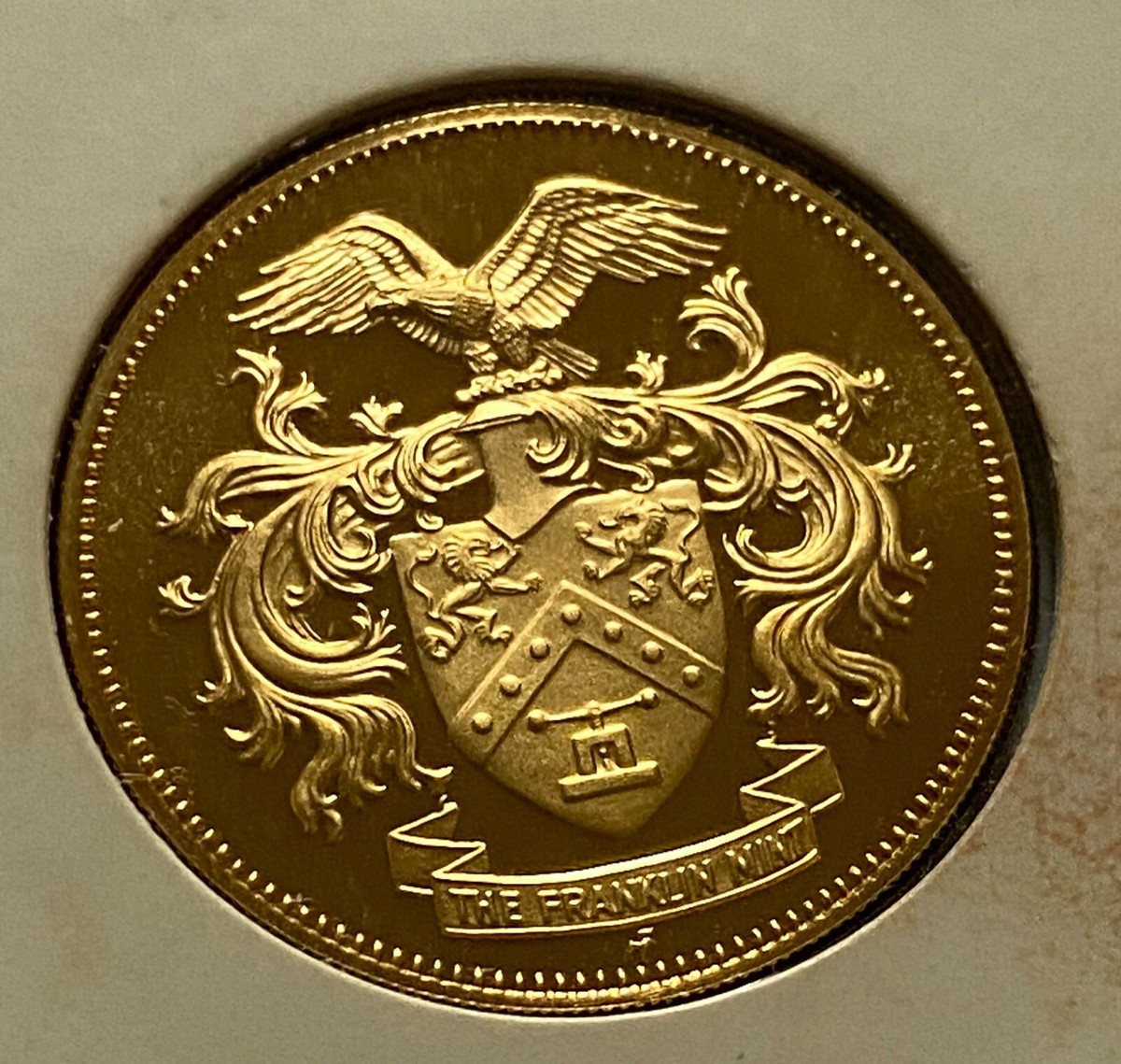 1973 Franklin Mint Ben Franklin Bronze Medal, sealed in package | eBay