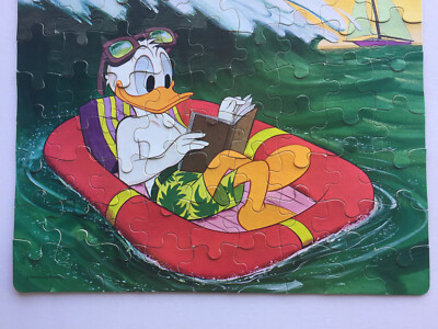 Vintage Walt Disney Donald Duck 100 piece Puzzle by Whitman