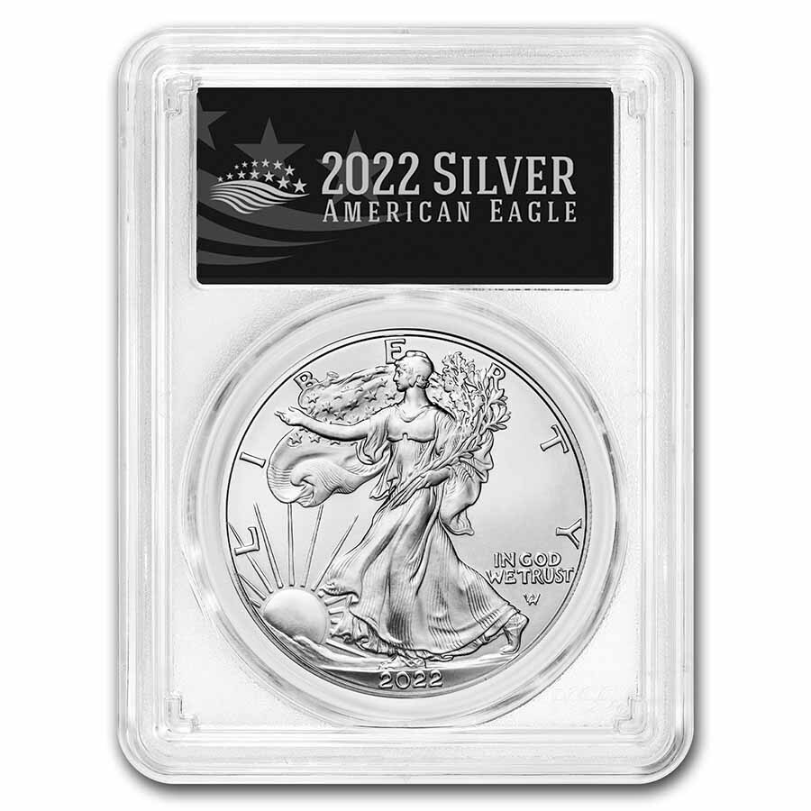 2022 American Silver Eagle MS-70 PCGS (FDI, Black Label) | eBay