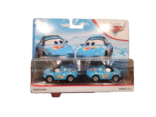 Disney Cars Pixar SuperFan Mia & Tia Race Fans 2014 New In Package