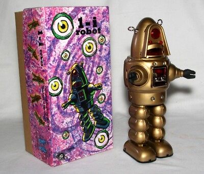 DELUXE LIMITED EDITION #377, GOLD ROBBY ROBOT, WIND-UP, TWILIGHT