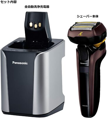 Panasonic LAMDASH Men's Shaver 5 Blades Brown Washable ES-CLV7D-T