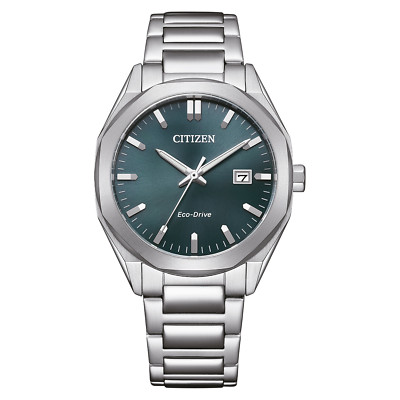 Citizen Eco-Drive BM7620-83X Green Analog Stainless Steel Octagon