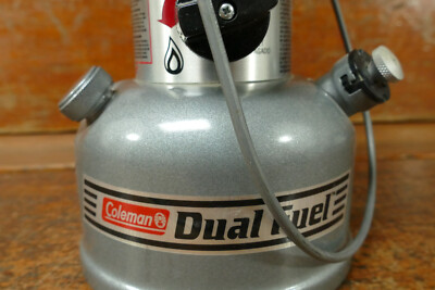 Coleman Dual Fuel Lantern Model 282-285 700T Silver Black