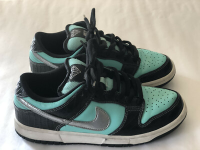 2005 NIKE DUNK SB LOW PRO TIFFANY AQUA CHROME SIZE 7 RARE DIAMOND