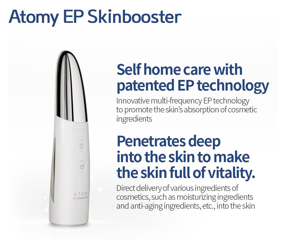 ATOMY EP Skin Booster Self Home Skin Care device 4 Light Modes