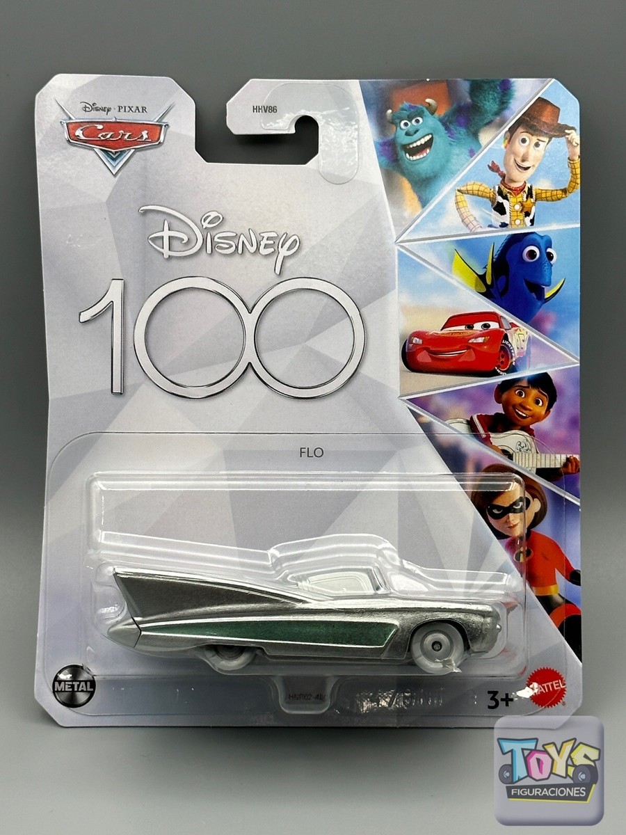 Disney Pixar Cars Disney 100th Anniversary Flo Silver Metal