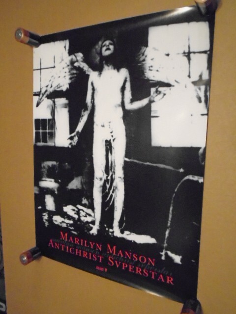 RARE PROMO Marilyn Manson POSTER Antichrist Superstar NINE INCH