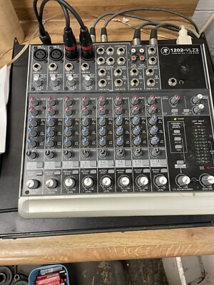 Mackie 1202-VLZ3 Compact Premium Mic / Line Audio Mixer Used | eBay
