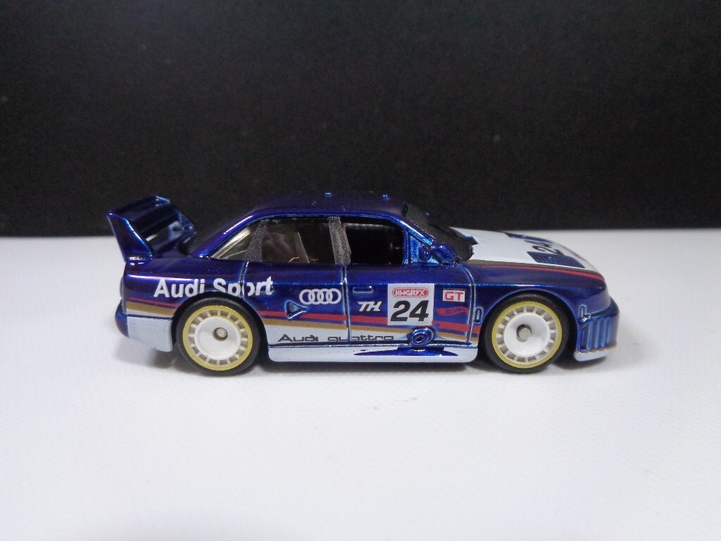 Hot Wheels 2024 Super Treasure Hunt Audi 90 Quattro Rivet Blue STH