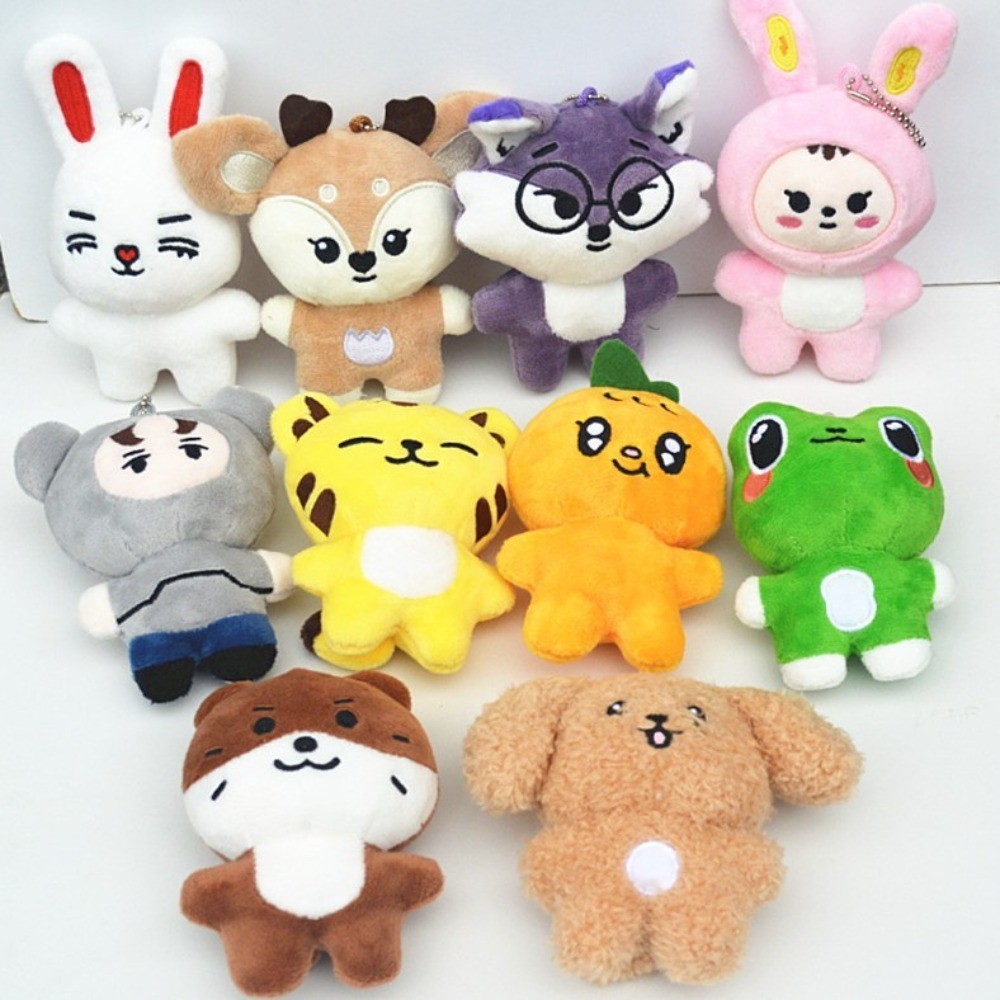 10cm Kpop Idol Seventeen Miniteen Plush Doll keyring Stuffed Toys
