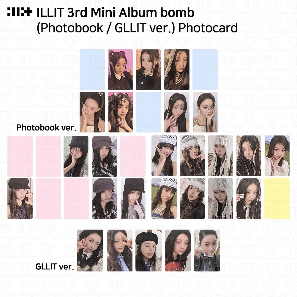 ILLIT 3rd Mini Album Bomb Photobook / GLLIT ver. Official