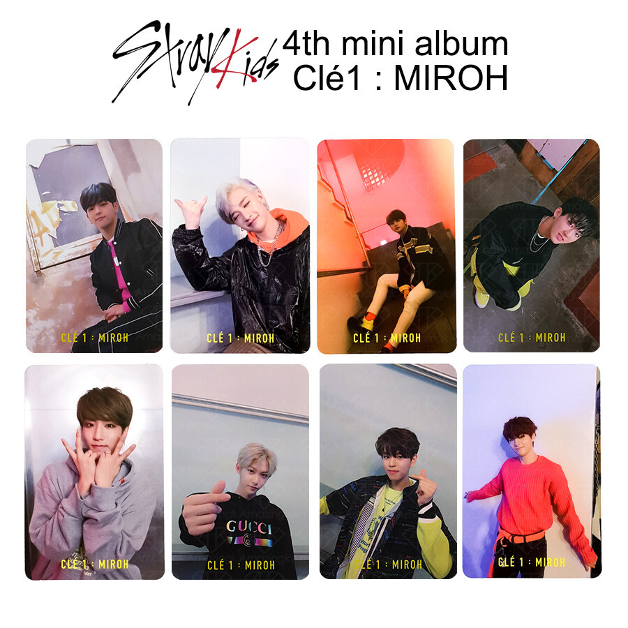 STRAY KIDS 4th mini album CLÉ 1 MIROH Official Photocard CLE1