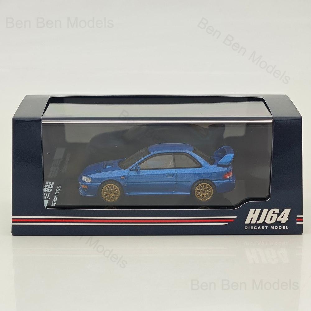 Hobby Japan 1/64 SUBARU Impreza 22B STi Version GC8 BLUE