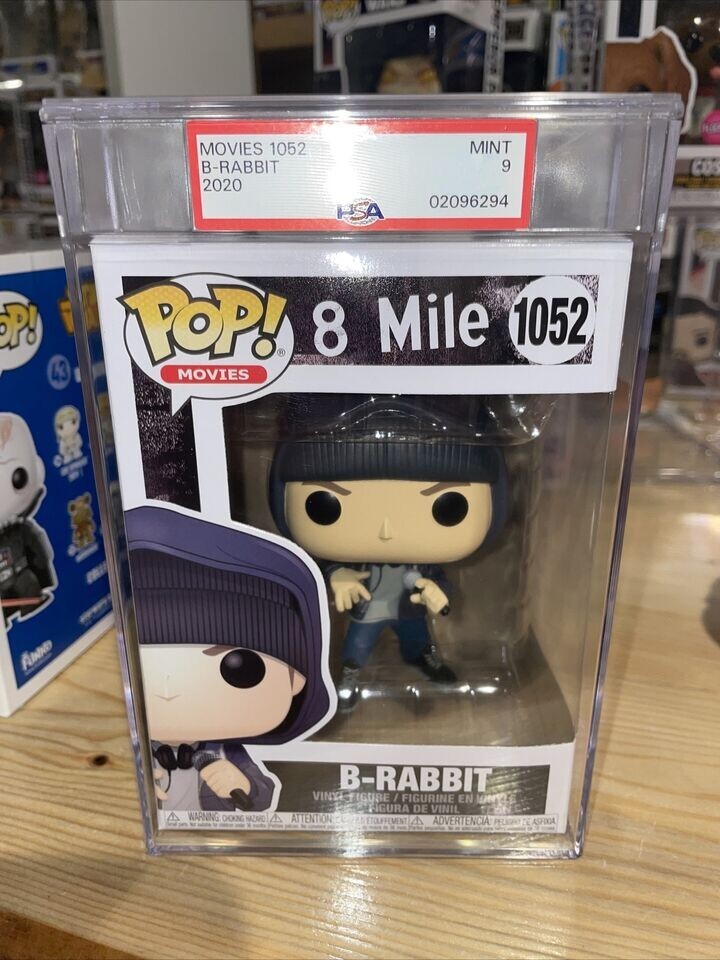 2020 Funko POP! PSA 9 Movies B-Rabbit #1052 (Vaulted) Eminem 8