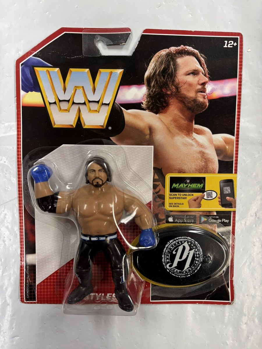 WWE Mattel Retro Series 3 AJ Styles Wrestling Action Figure 2017