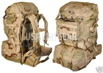 US Molle 2 Large Desert Ruck Sack Main Bag Back Pack Frame