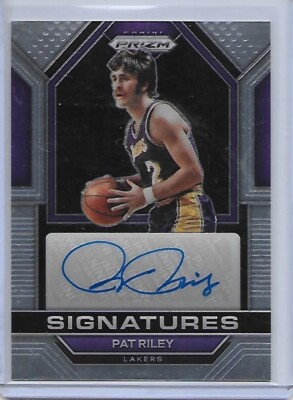 2022-23 Prizm Signatures auto PAT RILEY HOF Los Angeles Lakers SIG