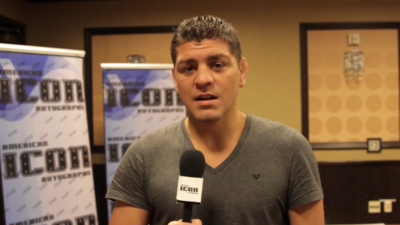 Nick Diaz Signed WEC Toy Championship Belt PSA/DNA COA UFC