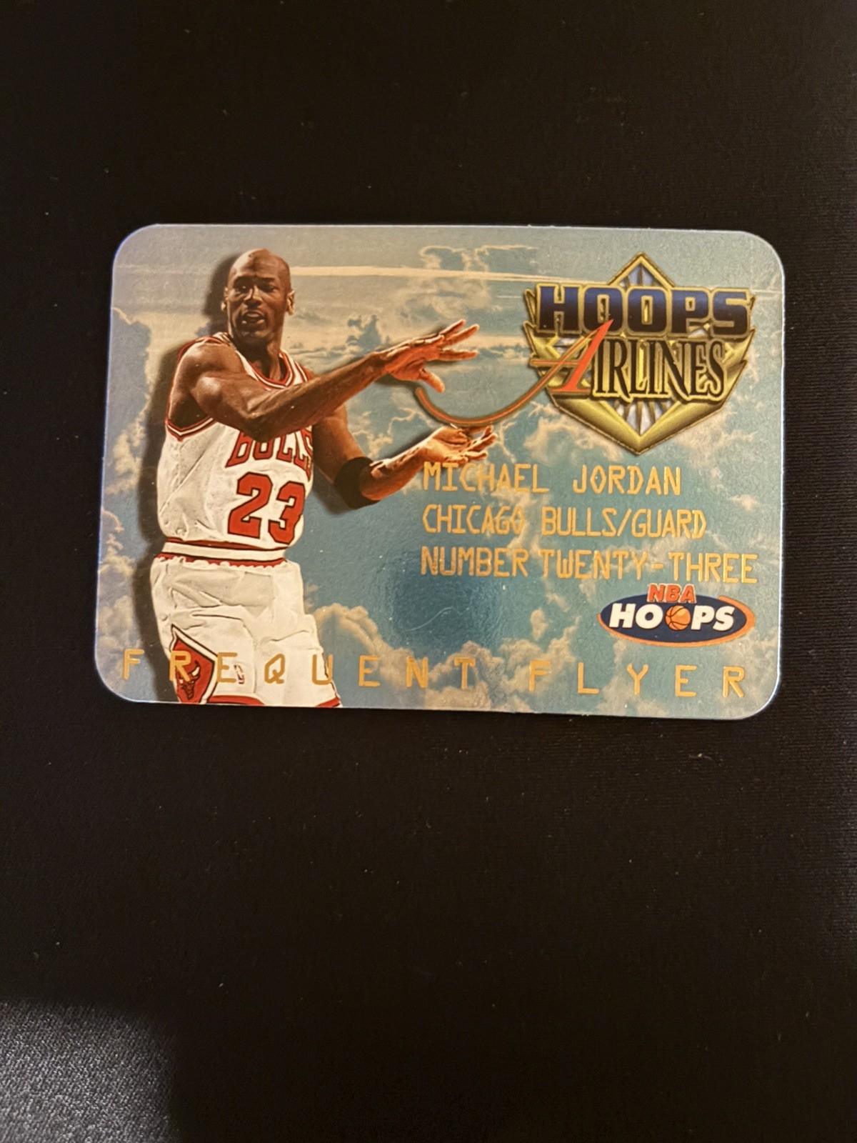 Michael Jordan 1997 Hoops #4 Frequent Flyer Club Price Guide