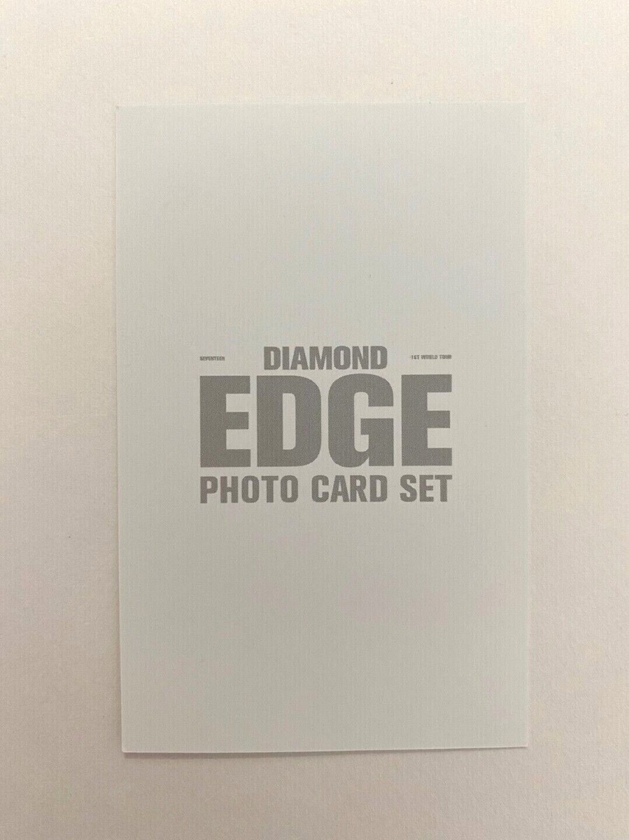 SEVENTEEN 2017 CONCERT DIAMOND EDGE OFFICIAL LIMITED PHOTOCARD