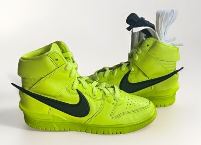 Nike AMBUSH x Dunk High Flash Lime CU7544-300 - Size 5.5 | eBay