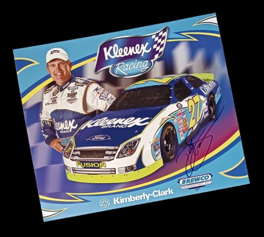 Nascar Signed 2006 David Green #27 Kleenex Busch Series Driver
