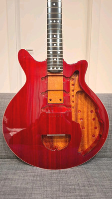 Brian May Queen Red Special Electric Guitar replica unfinished no