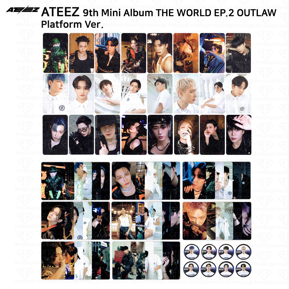 ATEEZ 9th Mini Album THE WORLD EP.2 OUTLAW Platform Ver QR