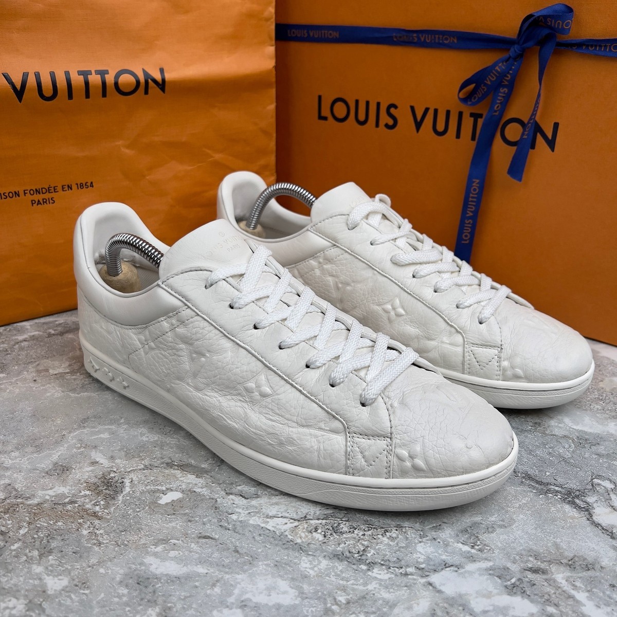 Size 9 - Louis Vuitton Trainer White - FD0221 for sale online | eBay