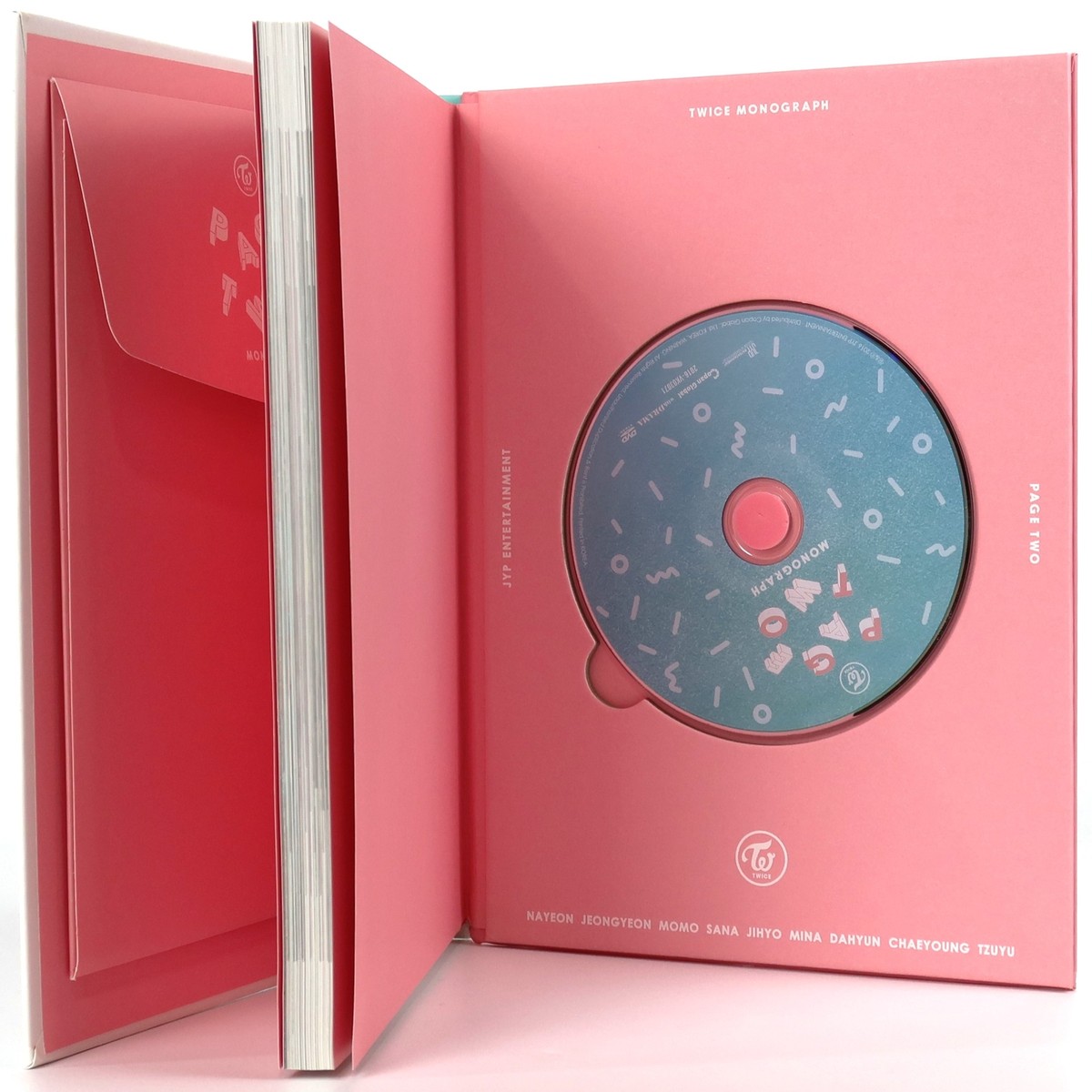 Twice - Page Two Monograph Photobook + DVD + Photo Sheets [read