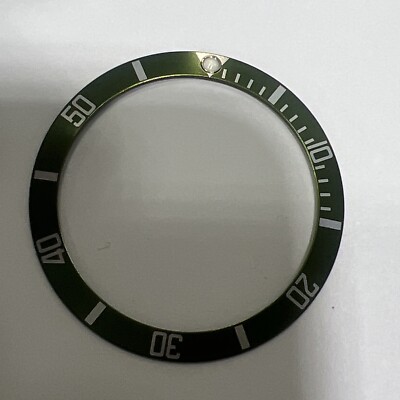 GENUINE Rolex Submariner 16610LV Bezel Insert Light Green Kermit