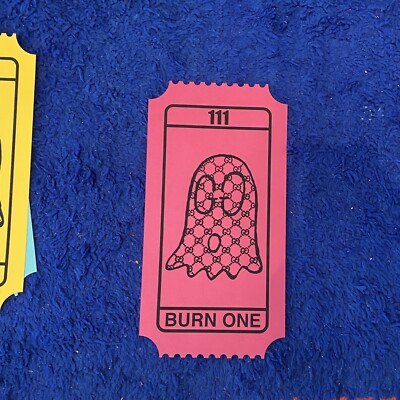 Trevor Andrew Burn Ticket Full Set Gucci Ghost Limited Edition of