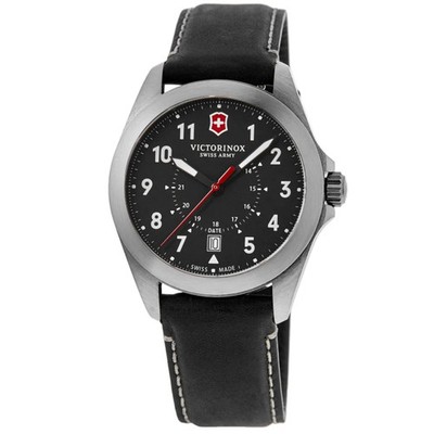 New Victorinox Swiss Army Heritage Quartz Black Dial Men's Watch
