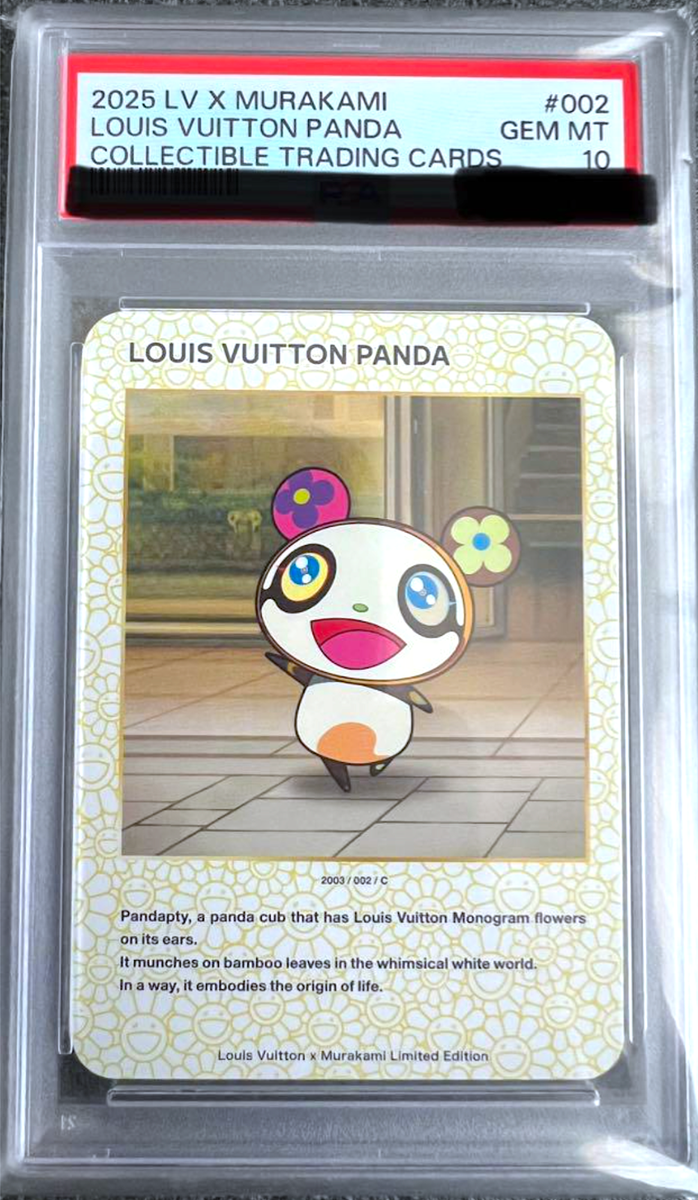 PSA 10 Louis Vuitton Takashi Murakami Panda Trading Card 002