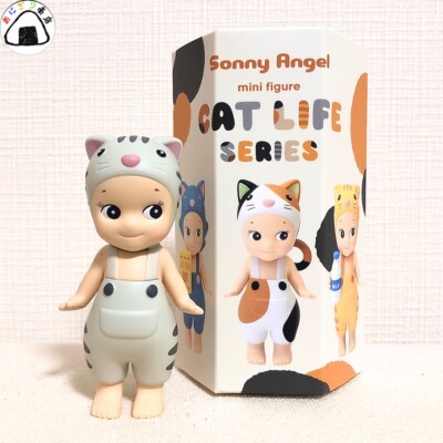 Sonny Angel Cat Life Series Mini Figure Silver Tabby Authentic