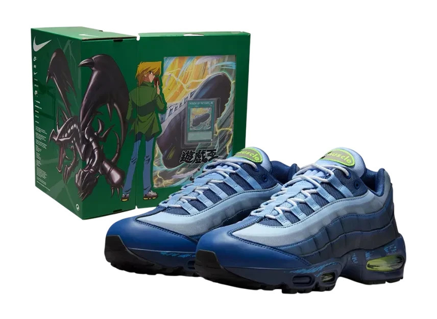Yu-Gi-Oh x Nike Air Max 95 Air Muscle Joey blue II7404-400 Unisex